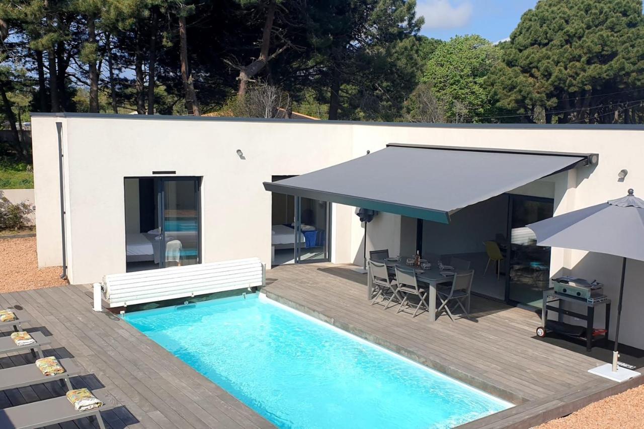Villa Rossa 6 Pers Dans Residence Avec Piscine Chauffee Privee Lecci Εξωτερικό φωτογραφία