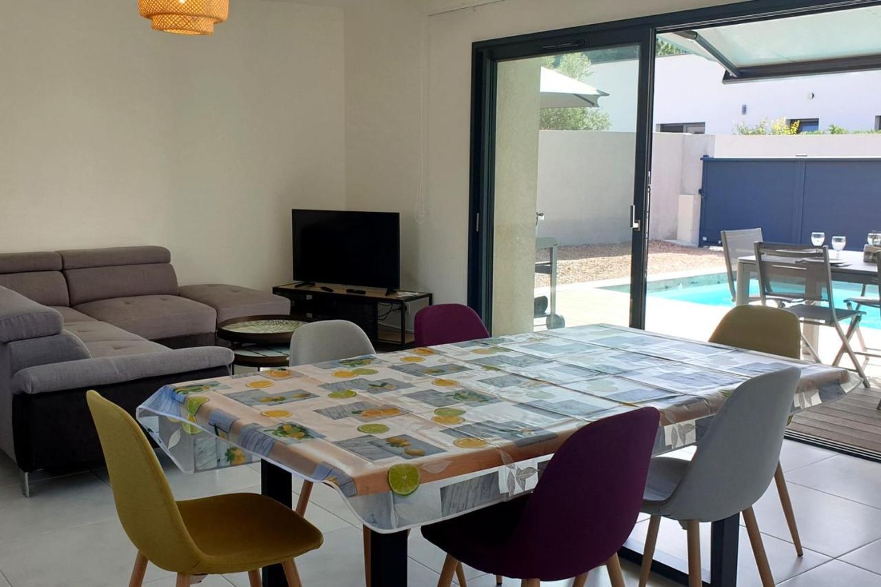Villa Rossa 6 Pers Dans Residence Avec Piscine Chauffee Privee Lecci Εξωτερικό φωτογραφία