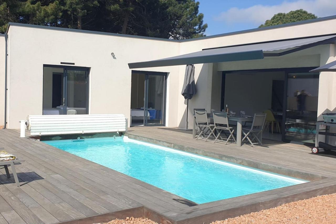 Villa Rossa 6 Pers Dans Residence Avec Piscine Chauffee Privee Lecci Εξωτερικό φωτογραφία